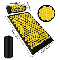 Acupressure Massage Mat and Pillow Set for Muscle Pain Relief