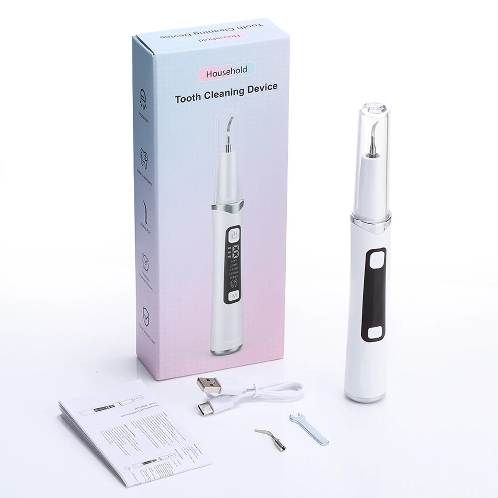 Electric Ultrasonic Teeth Tartar and Plaque Remover - 19