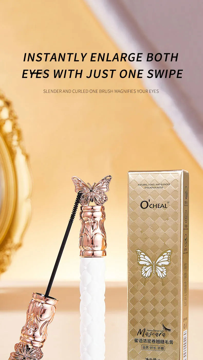 Waterproof Lengthening and Curling Butterfly Mascara - 7