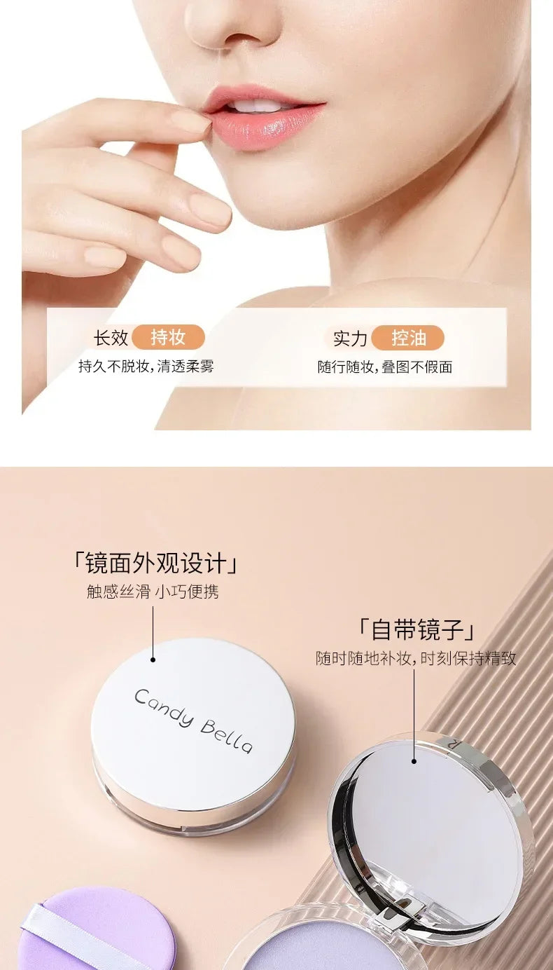 Violet Oil-Control Setting Powder for Flawless Matte Finish - 8