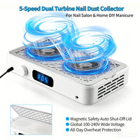 Professional Dual-Fan Nail Dust Collector