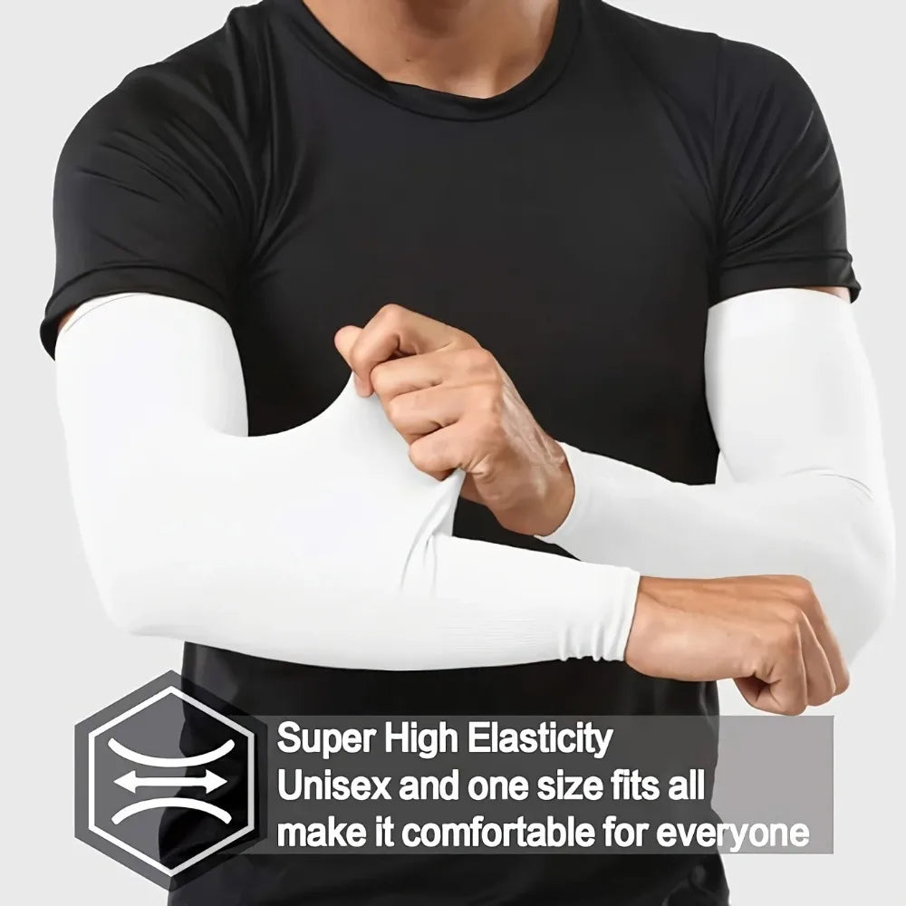 Cooling UV Protection Sun Sleeves for Outdoor Sports - 4