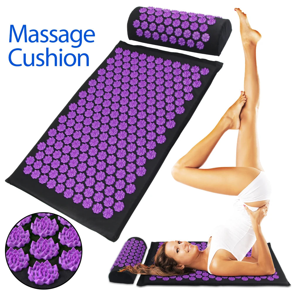 Acupressure Massage Mat and Pillow Set for Pain Relief - 8