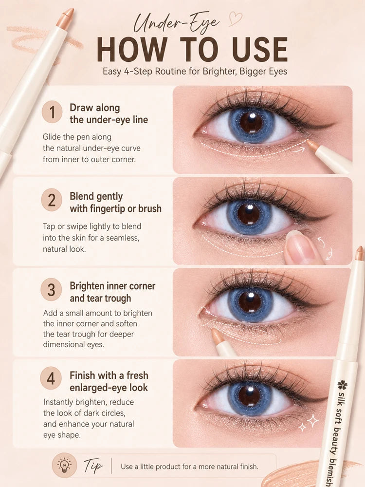 Waterproof Aegyo Sal Under Eye Brightener Pencil - 9