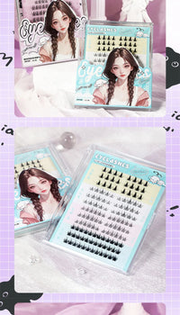 No-Glue DIY Cluster False Eyelashes Book