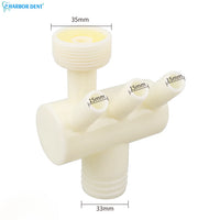 Dental Chair Three-Way Drain Pipe Adapter