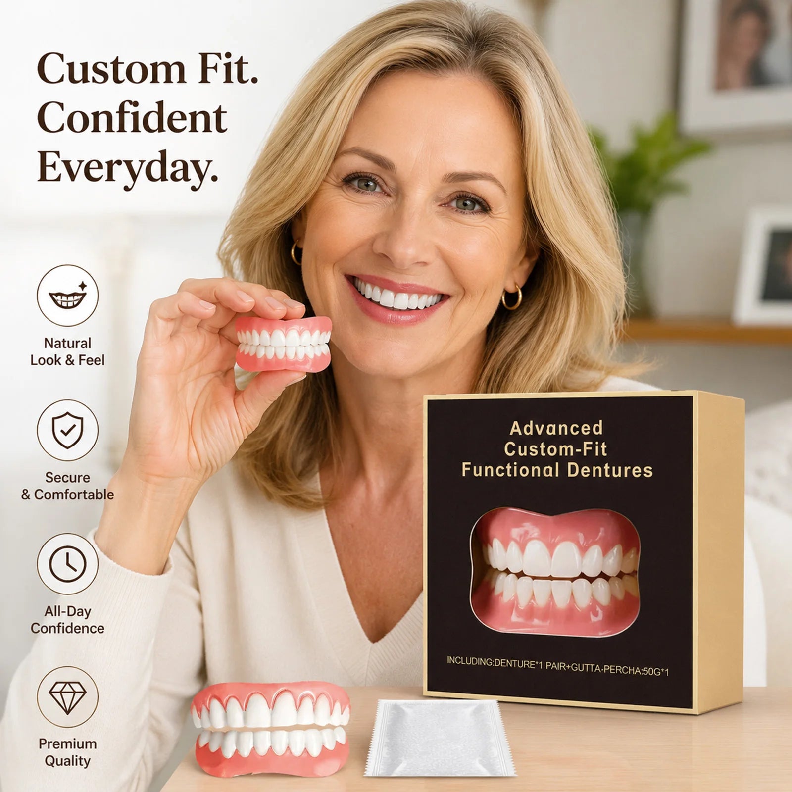 Instant Smile Temporary Denture & Veneer Kit - 2