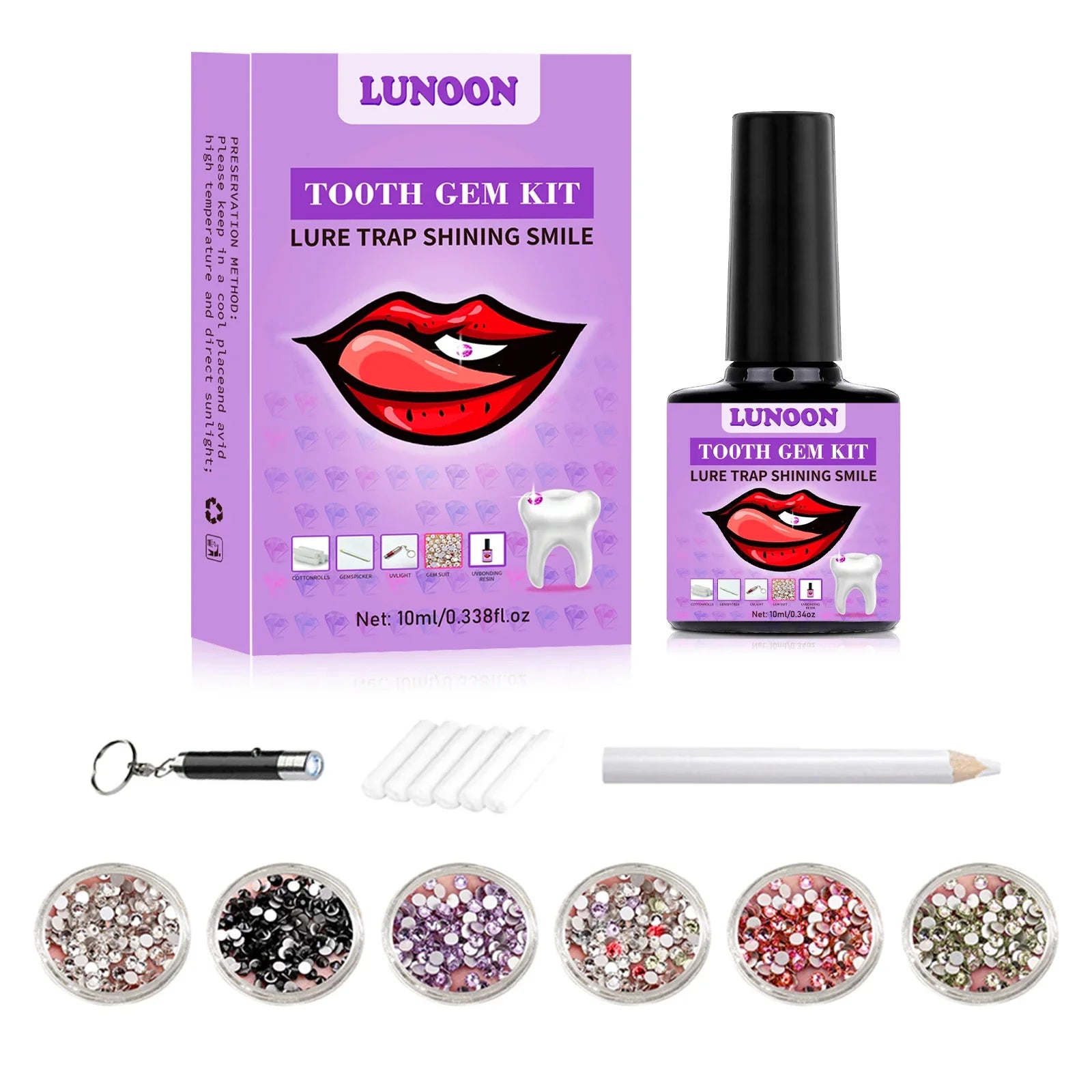 DIY Tooth Gem Kit for Professional Smile Bling at Home - 2