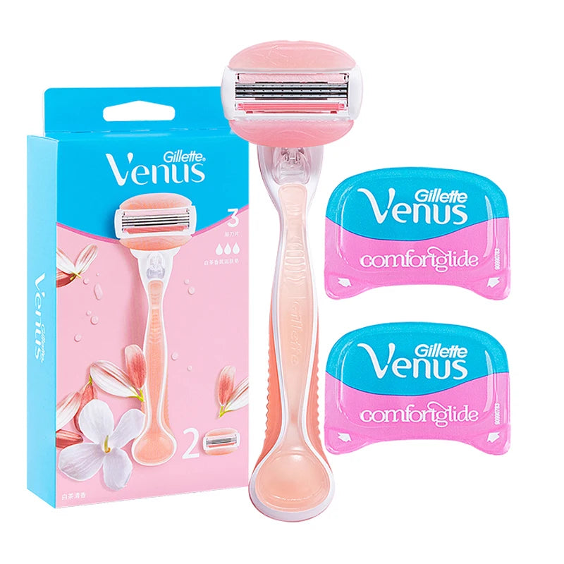 Smooth Glide Women’s Shaving Razor with Moisturizing Gel Bars - 15