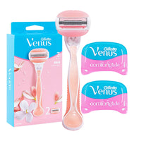 Smooth Glide Women’s Shaving Razor with Moisturizing Gel Bars