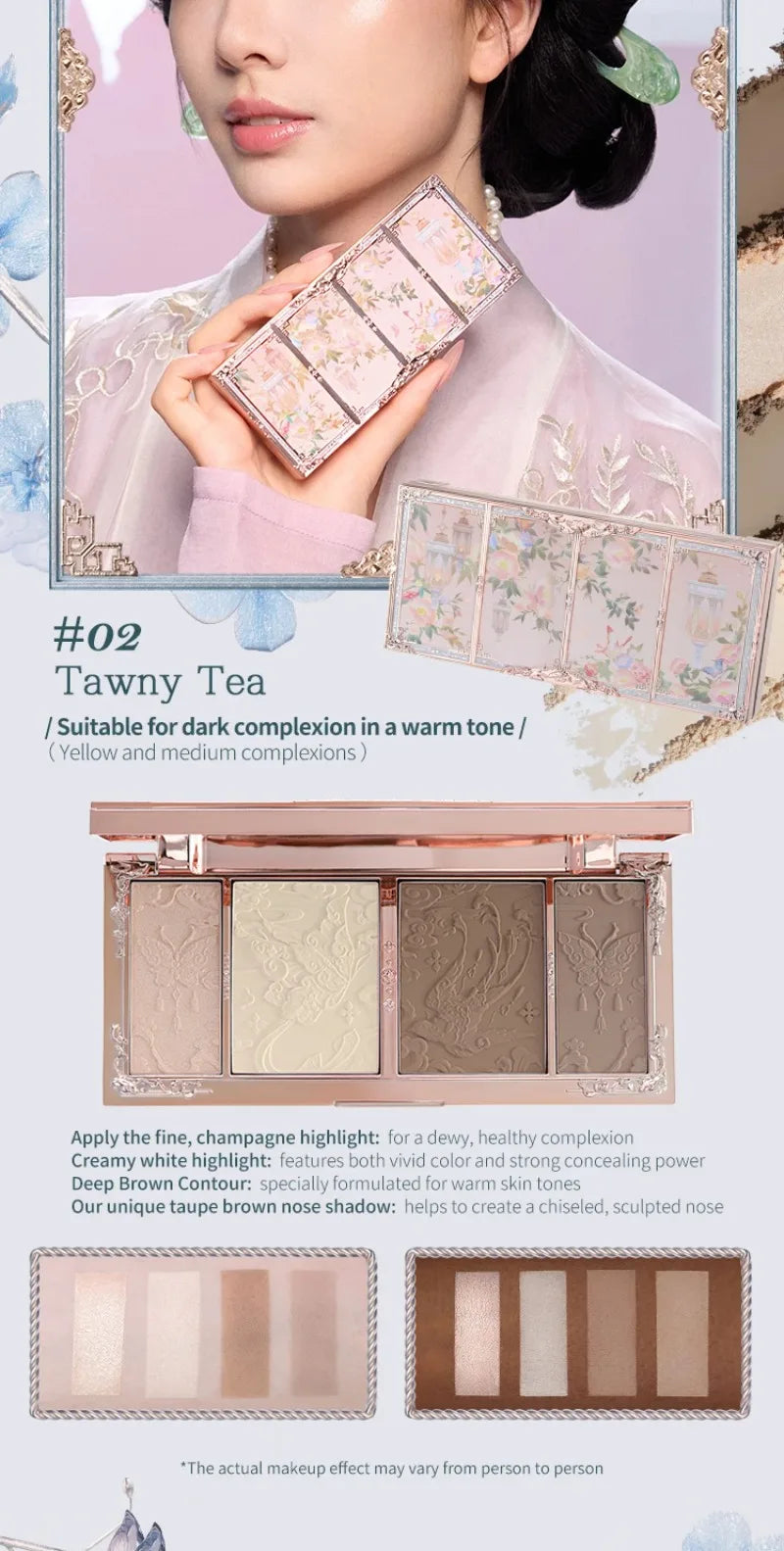 Sculpting & Highlighting Face Palette with Brush Set - 14