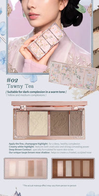 Sculpting & Highlighting Face Palette with Brush Set