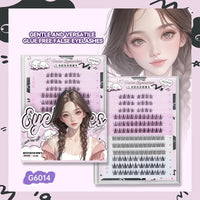No-Glue DIY Cluster False Eyelashes Book