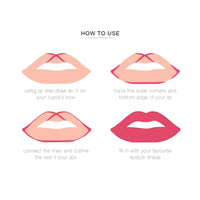 12-Color Waterproof Matte Lip Liner Pencil Set