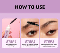Long-Lasting Transparent Eyebrow Styling Gel