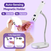 Portable 2-in-1 UV LED Nail Dryer with Magnetic Stand