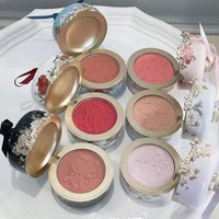 Embossed Floral Matte Blush Palette