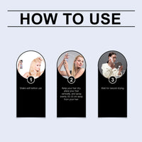 Instant Temporary Black Hair Color Spray for Roots and Styling