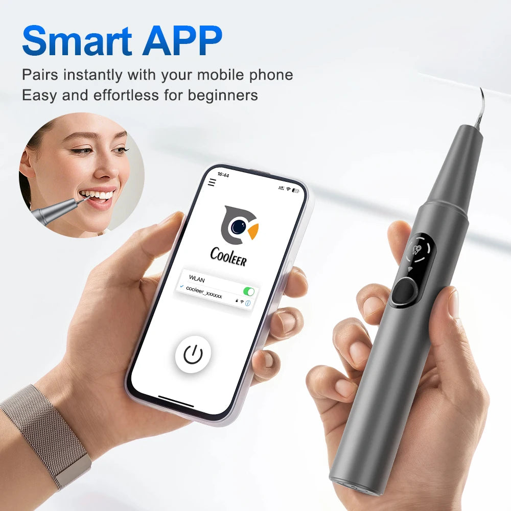 Visual Ultrasonic Tooth Scaler for At-Home Plaque Removal - 2