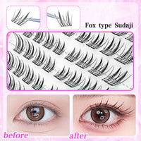 Glue-Free Cluster Eyelashes for Easy Daily Application