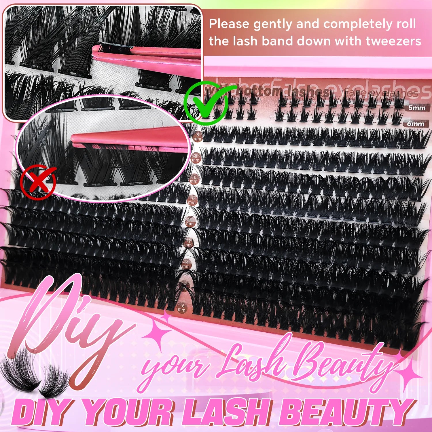DIY Individual Eyelash Extension Kit for Volume Look - 7