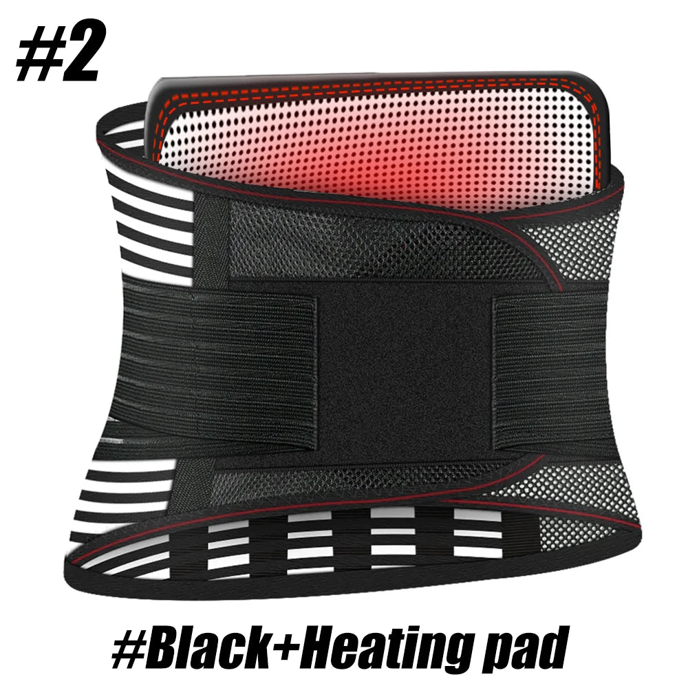Adjustable Lumbar Support Belt for Lower Back Pain Relief - 22