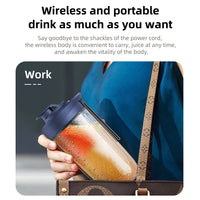Portable Rechargeable Electric Fruit Blender for Smoothies