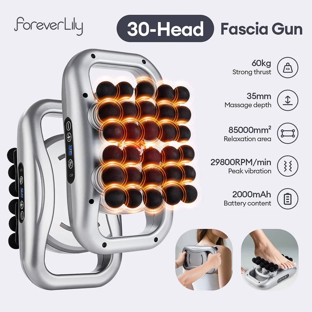 48-Head Deep Tissue Body Massage Gun - 8