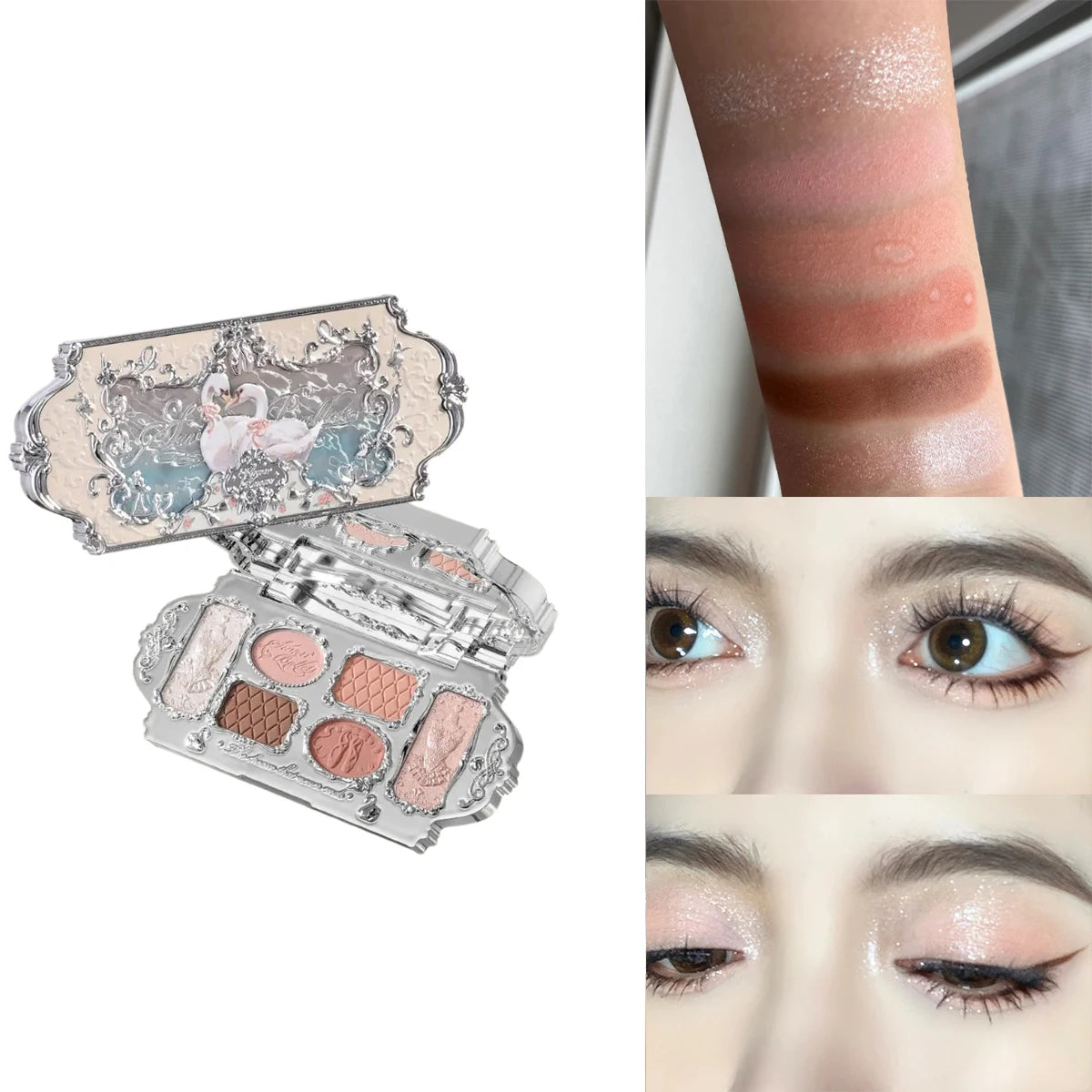Bunny Garden Eyeshadow and Blush Makeup Palette - 27