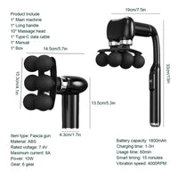 Professional Deep Tissue Percussion Body Massage Gun