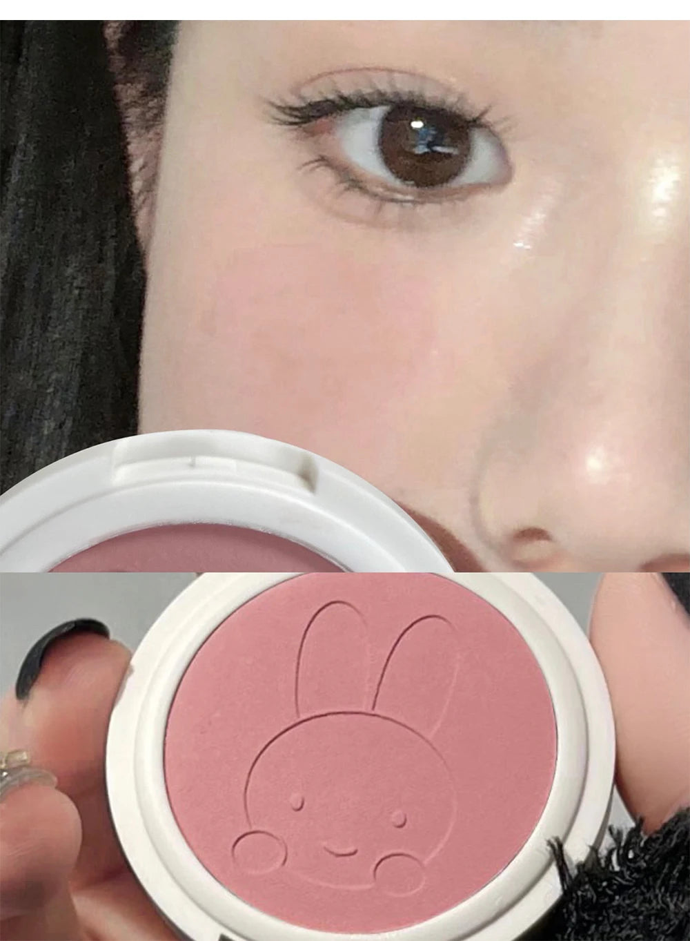 Matte Bunny Blush Palette for Natural Cheek Color - 10