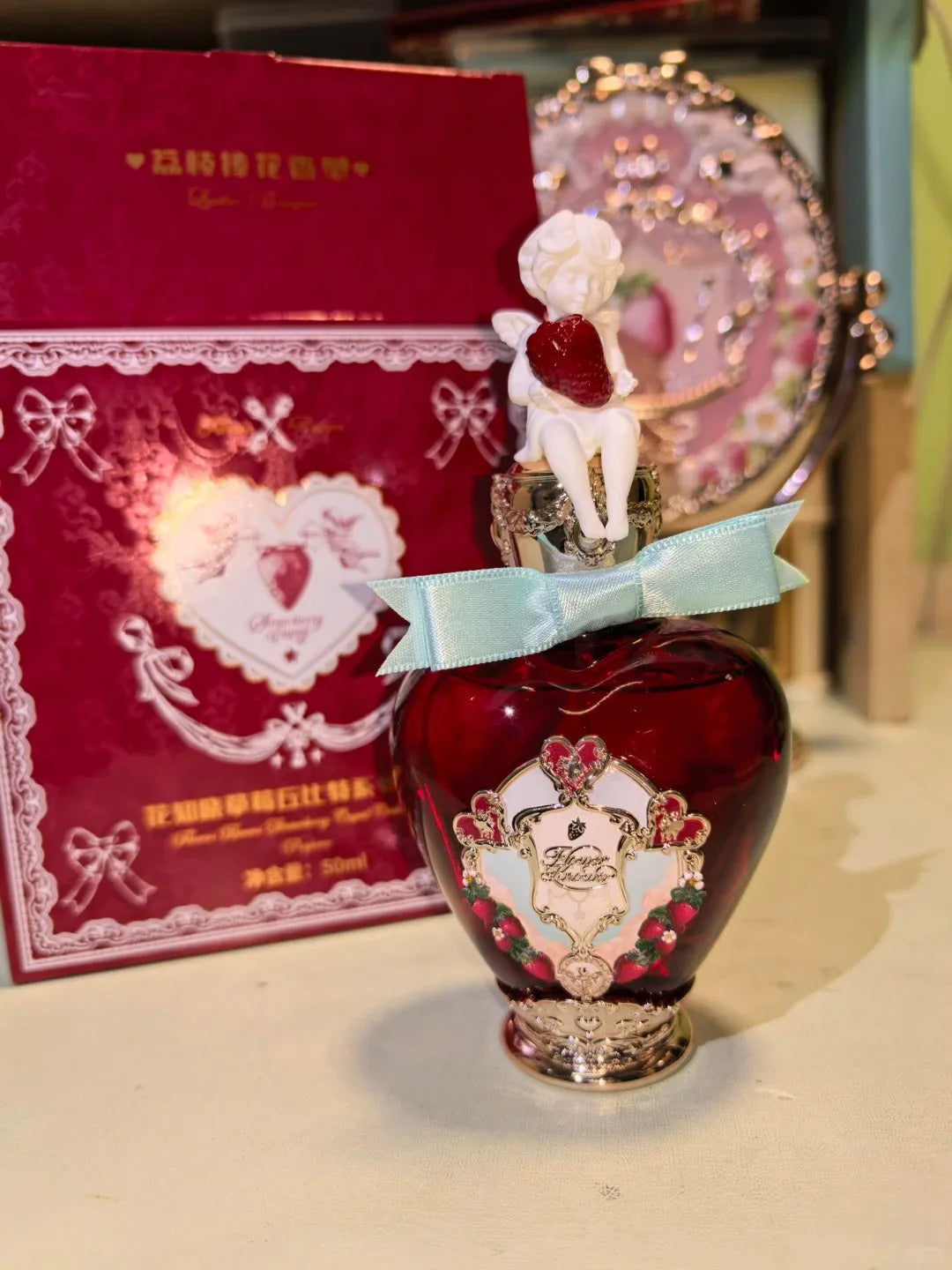 Heart-Shaped Long Lasting Strawberry & Floral Eau de Parfum - 11
