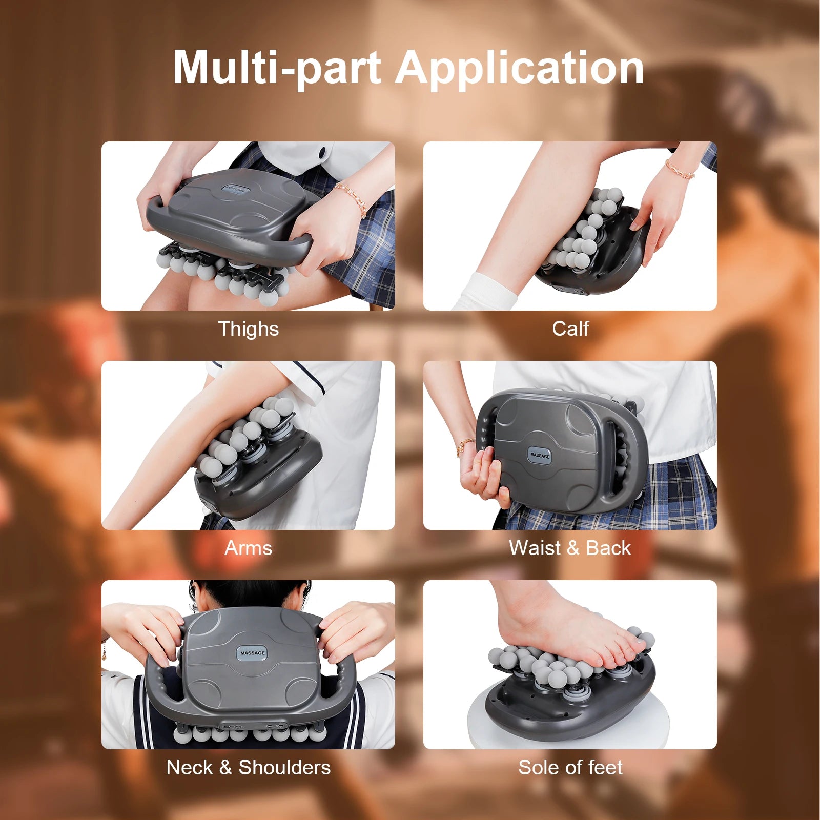 42-Head Deep Tissue Muscle Relaxation Massage Device - 6