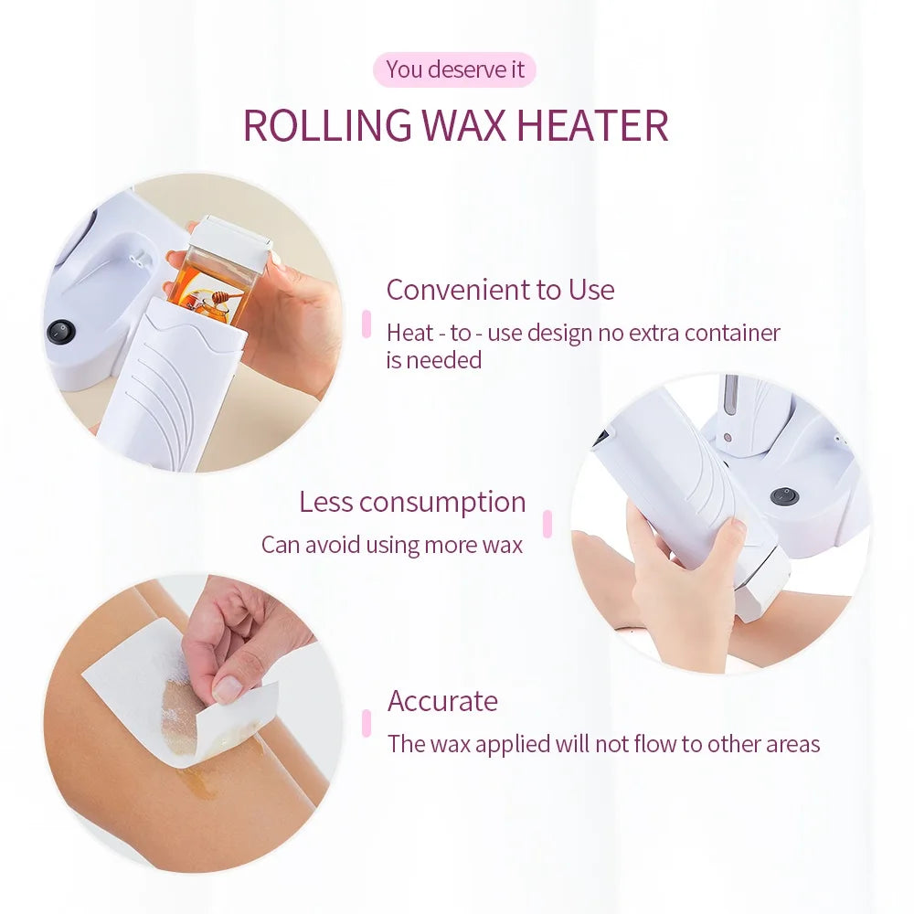 Dual Electric Roll-On Wax Heater for Hair Removal - 9