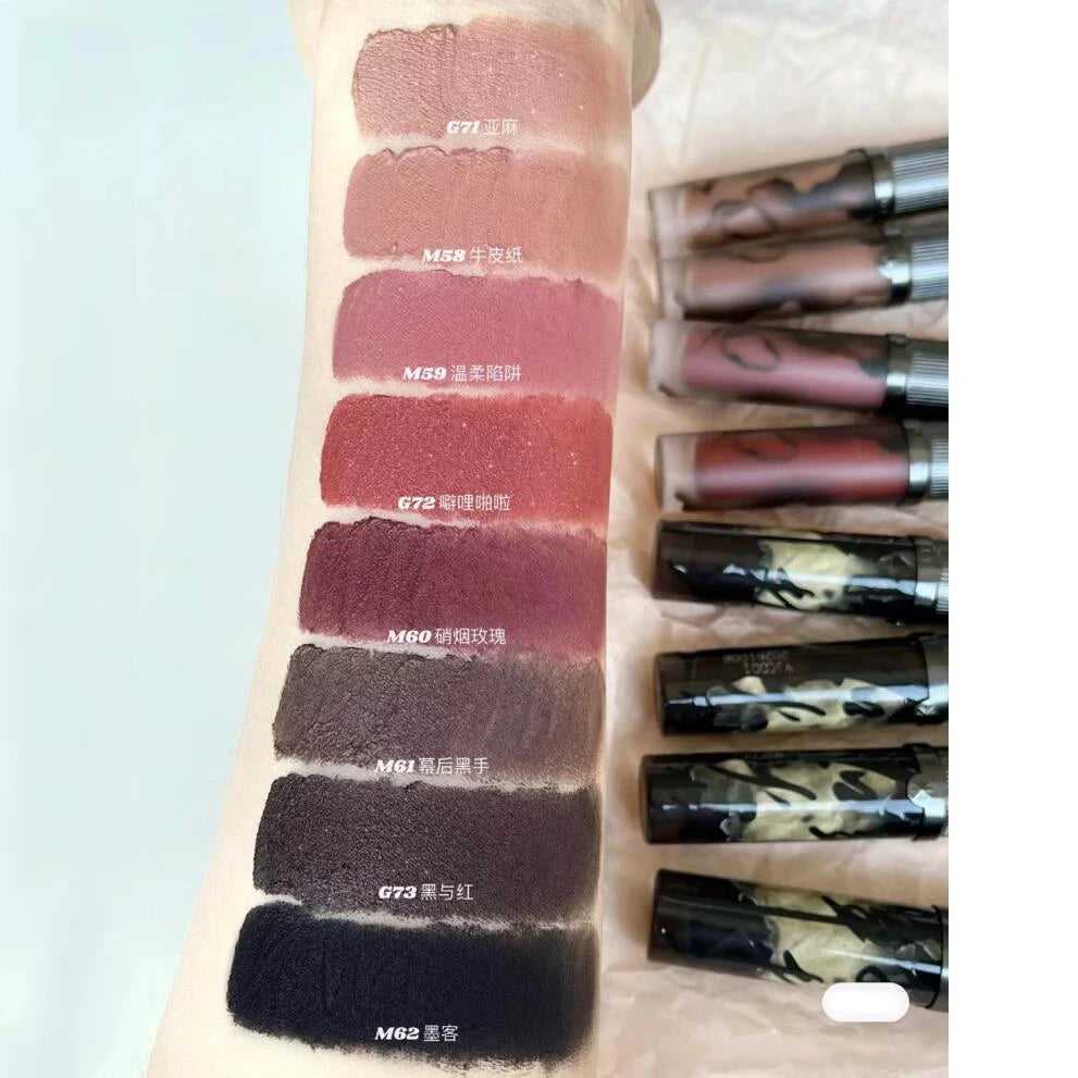 Velvet Matte Liquid Lipstick - Long-Lasting Waterproof Lip Stain - 4