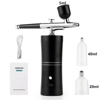 Portable Mini Airbrush Kit for Nail Art and Makeup