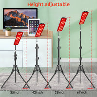 Red Light Therapy Panel with Adjustable Floor Stand