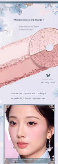 Matte Finish Dual-Tone Cheek Blush