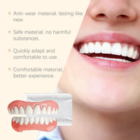 Temporary Silicone Cosmetic Dentures for Instant Smile Restoration