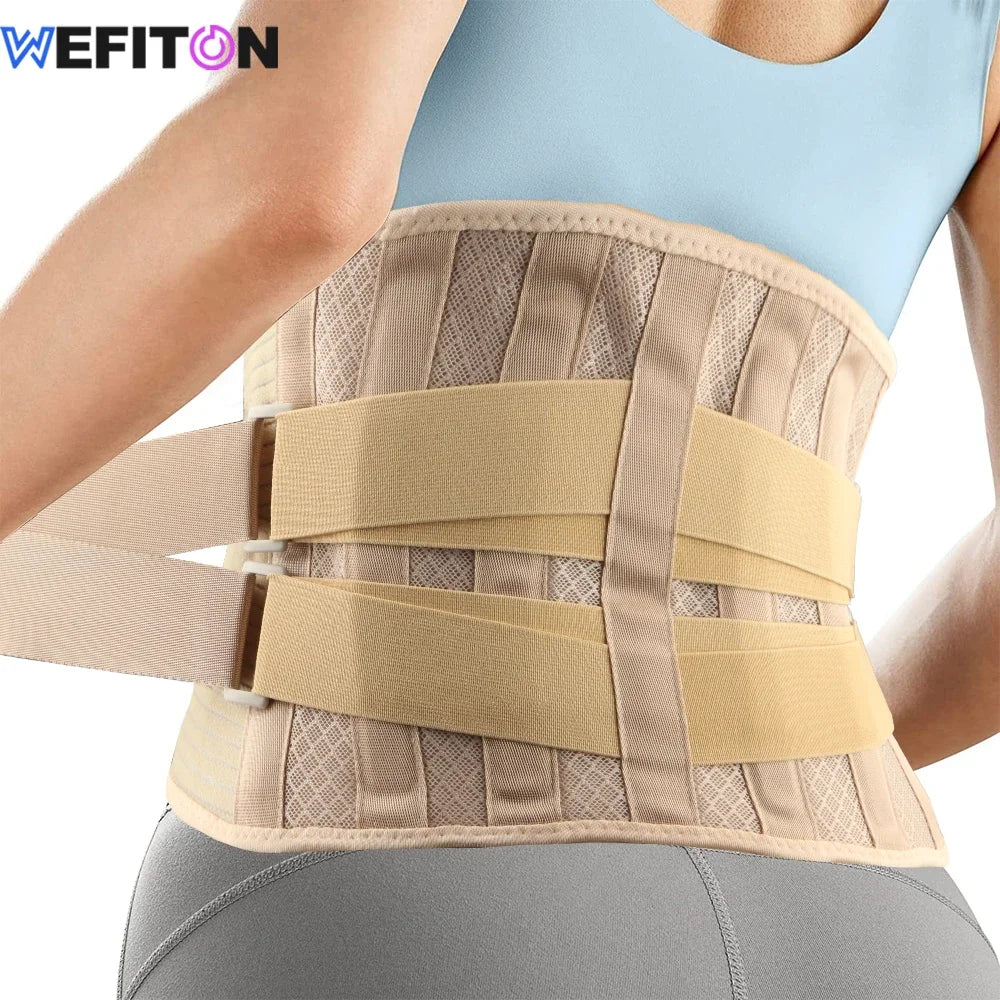 Adjustable Lumbar Support Brace for Lower Back Pain Relief