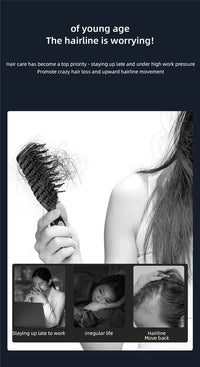 Electric Scalp Massager and Hair Growth Oil Applicator