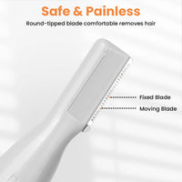 Portable Electric Eyebrow and Facial Hair Precision Trimmer