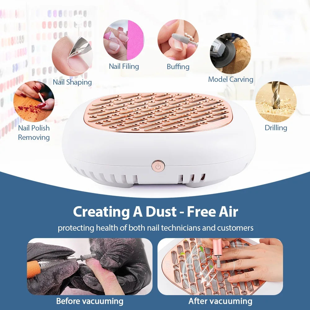 130W High-Power Brushless Nail Dust Collector - 21
