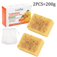 Brightening Turmeric and Kojic Acid Exfoliating Soap Bar