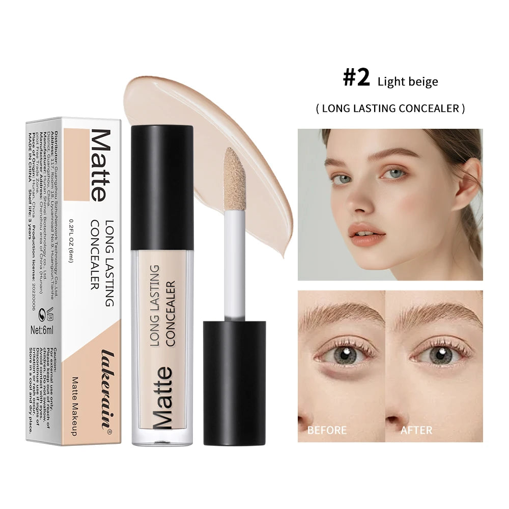 Full Coverage Matte Liquid Concealer for Face - 21