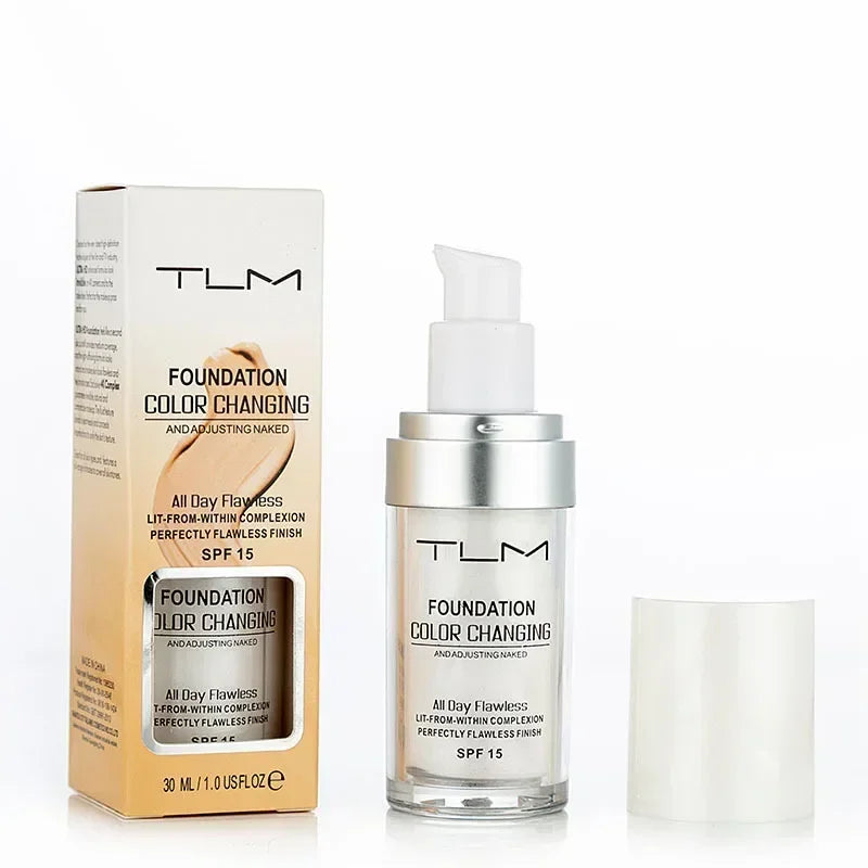 Color-Changing Liquid Foundation for Flawless Skin - 17