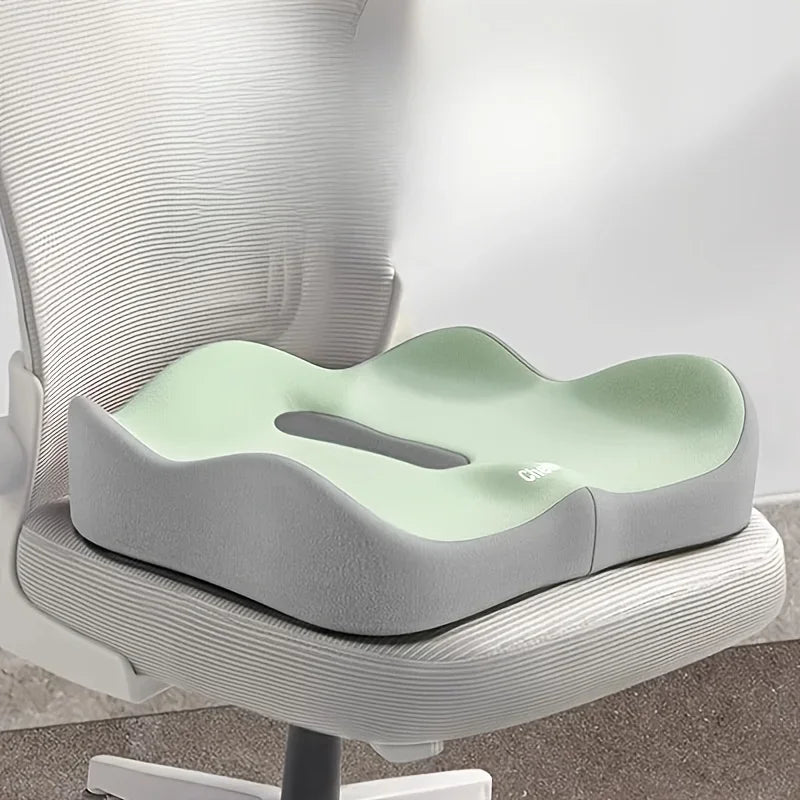 Ergonomic Memory Foam Seat Cushion for Office and Car - 1