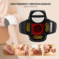 Wireless Heated Knee Massager with Vibration Therapy