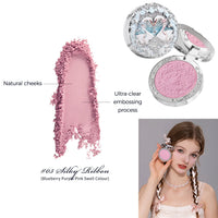 Long-Lasting Matte Powder Blush for Natural Cheek Color