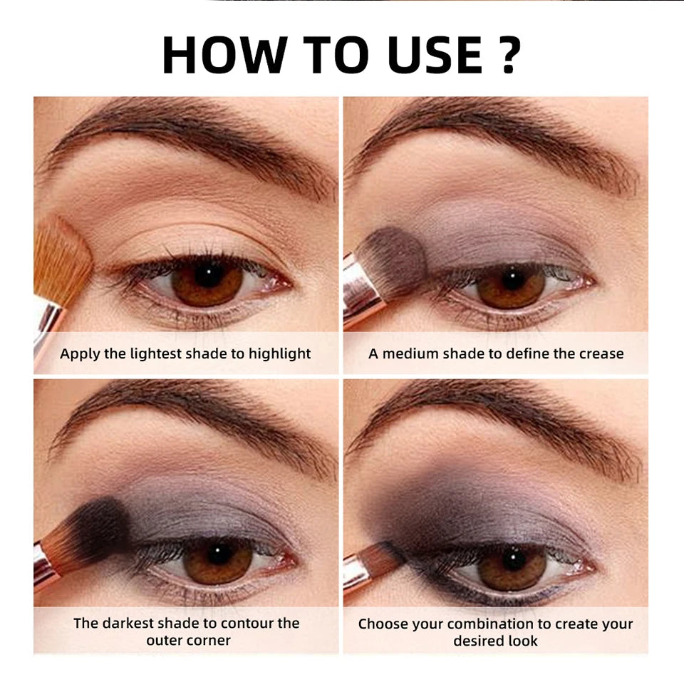 6-Color Matte Eyeshadow Palette for Neutral Nude Looks - 13